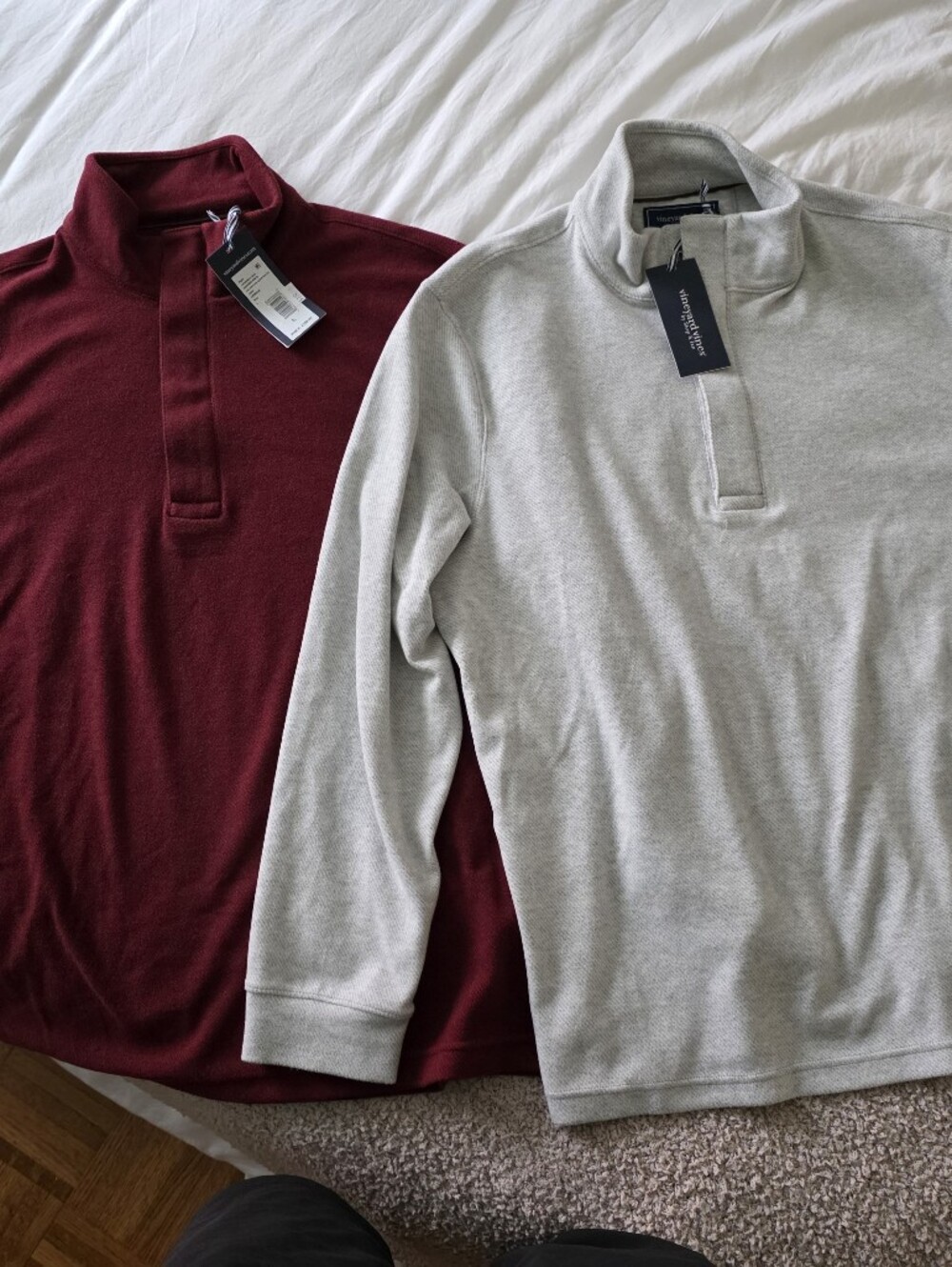 Lot of 2 - Vineyard Vines Calmwater 1/4 Zips